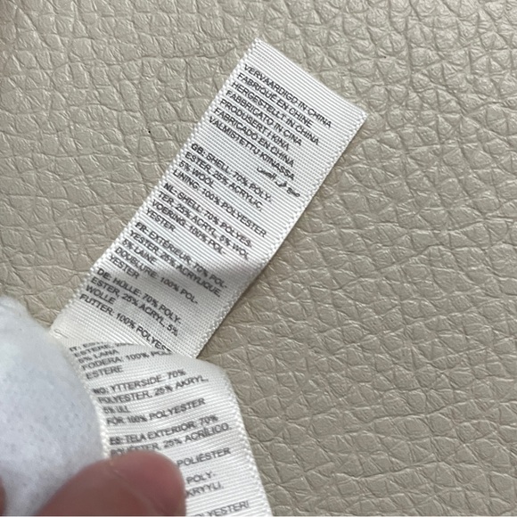 NWT - Fat Face Fleece Lined Wool Blended Ribbed Knit Mittens - Picture 6 of 6